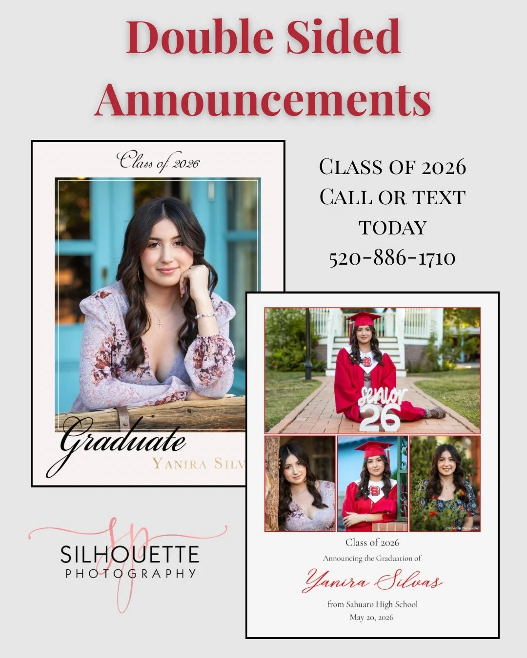 class of 2026 grad announcement tucson