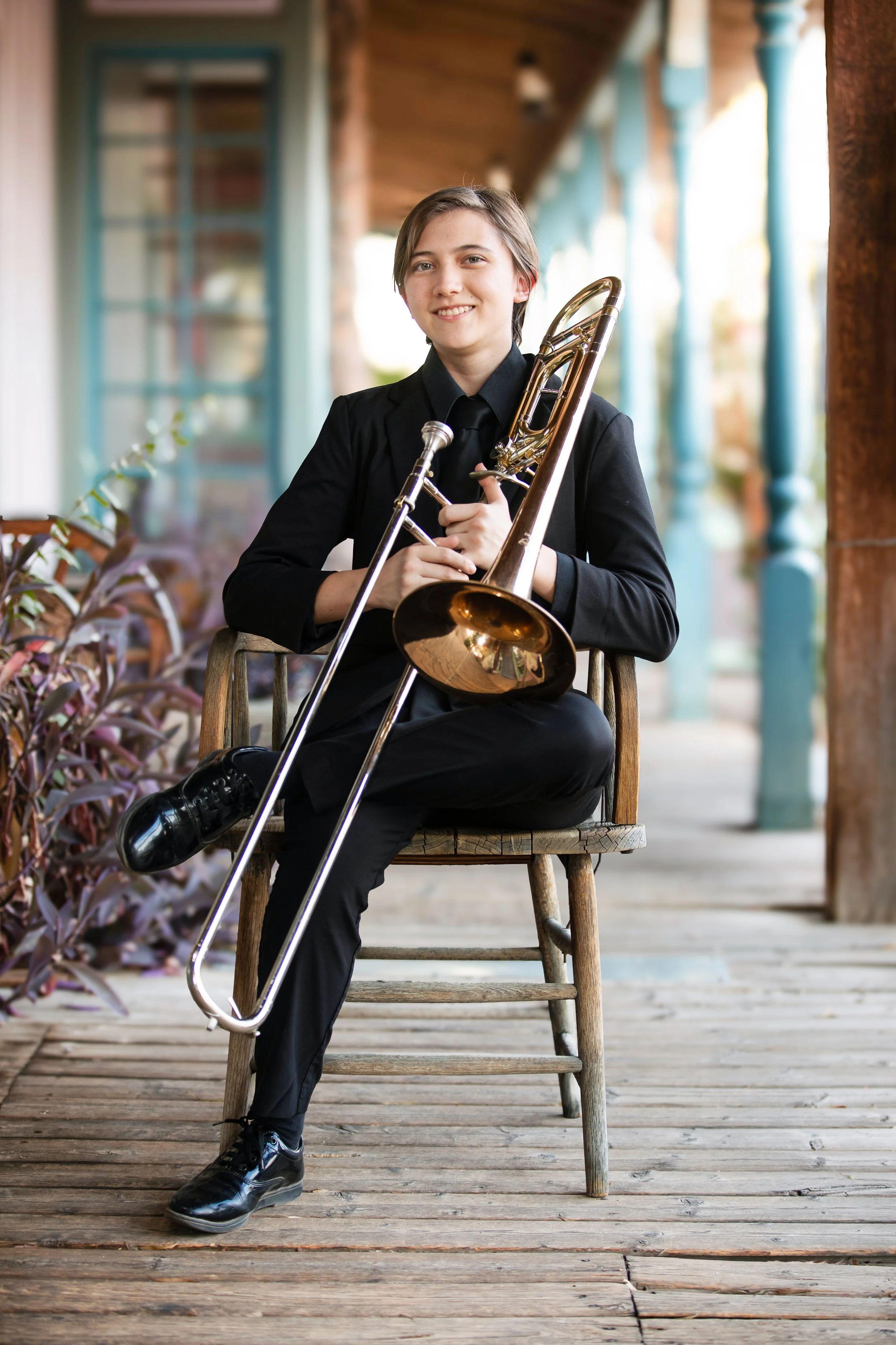 trombone senior photos