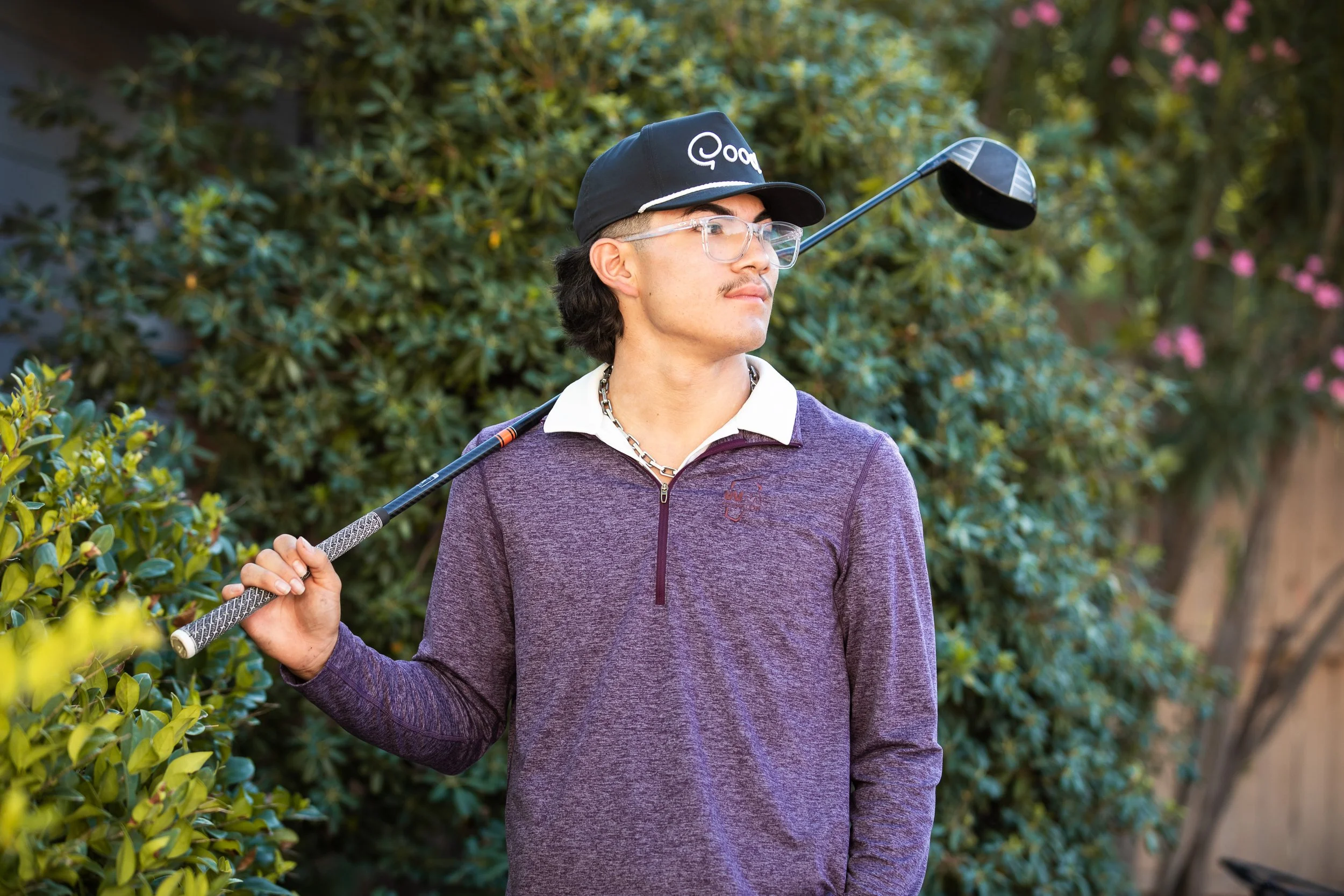 golf senior portraits
