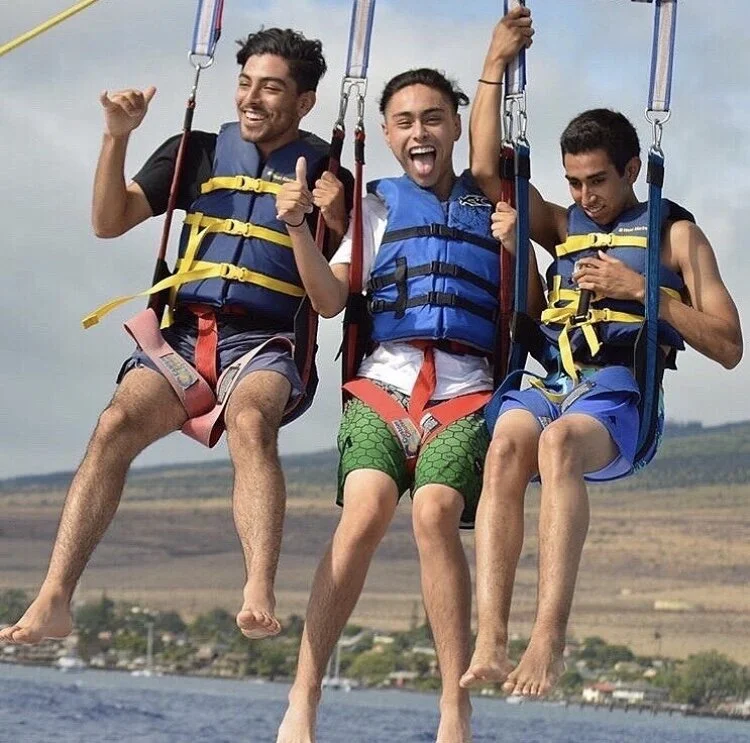 Parasailing Close Up 