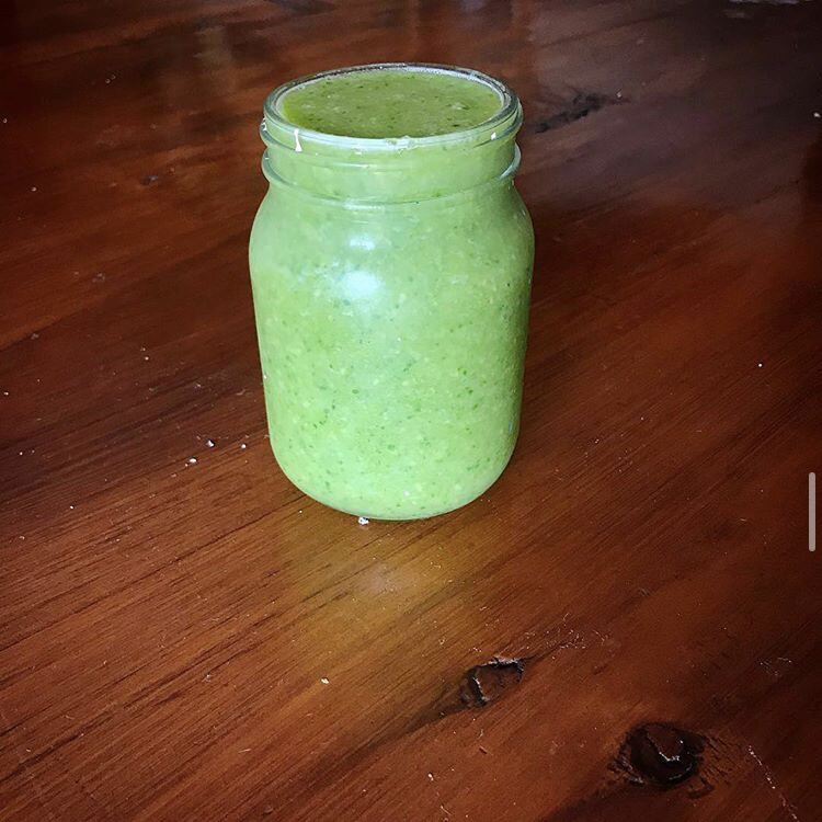 Pineapple, Mango, Spinach blend Smoothie
