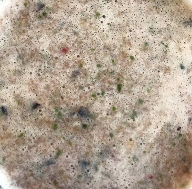 Apple, Spinach, Oranges, Blueberry, and smoothie