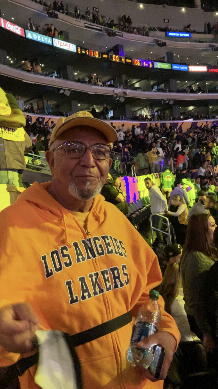 Laker Game As a Family Thanksgiving 2021