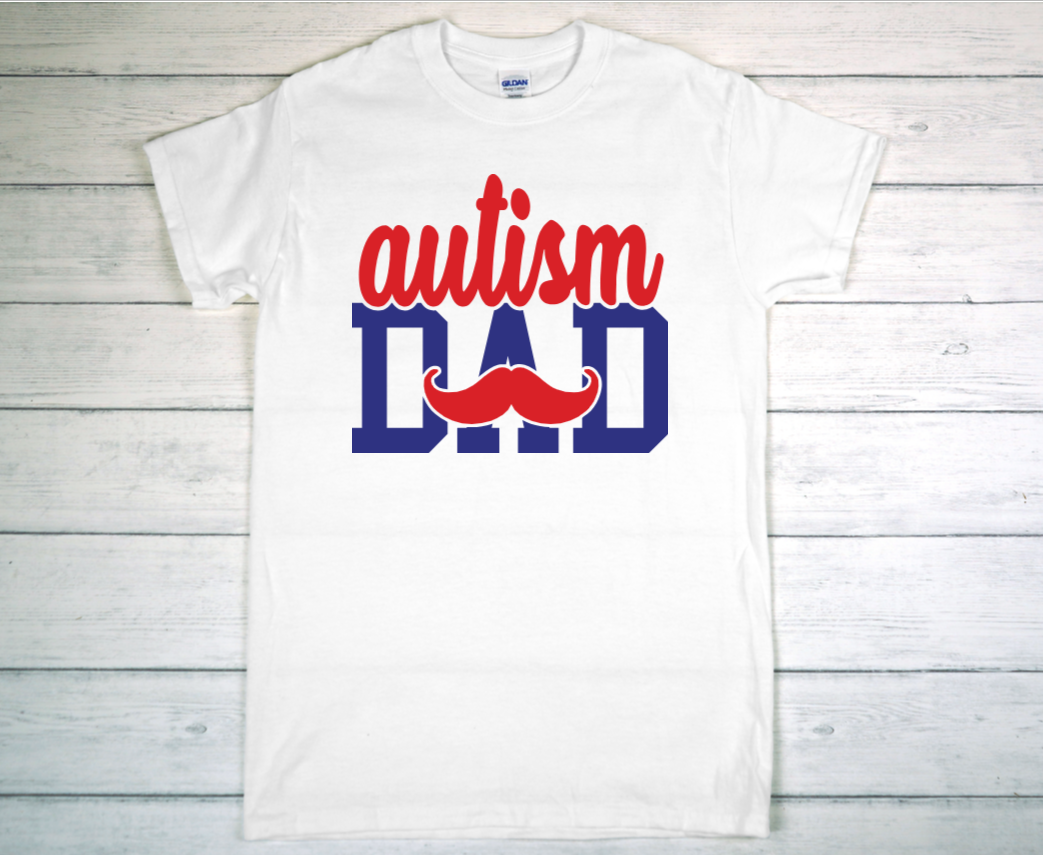 Autism Dad - Mustache