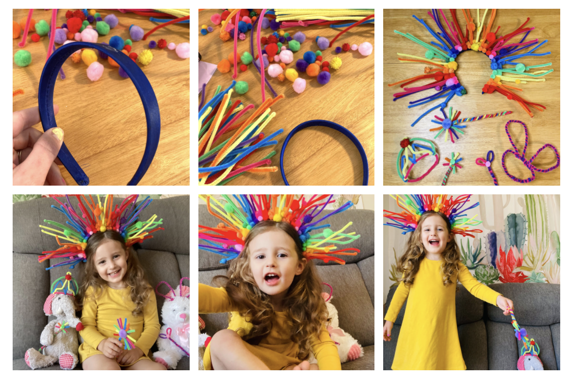 How to make a pipe cleaner crown - Laughing Kids Learn