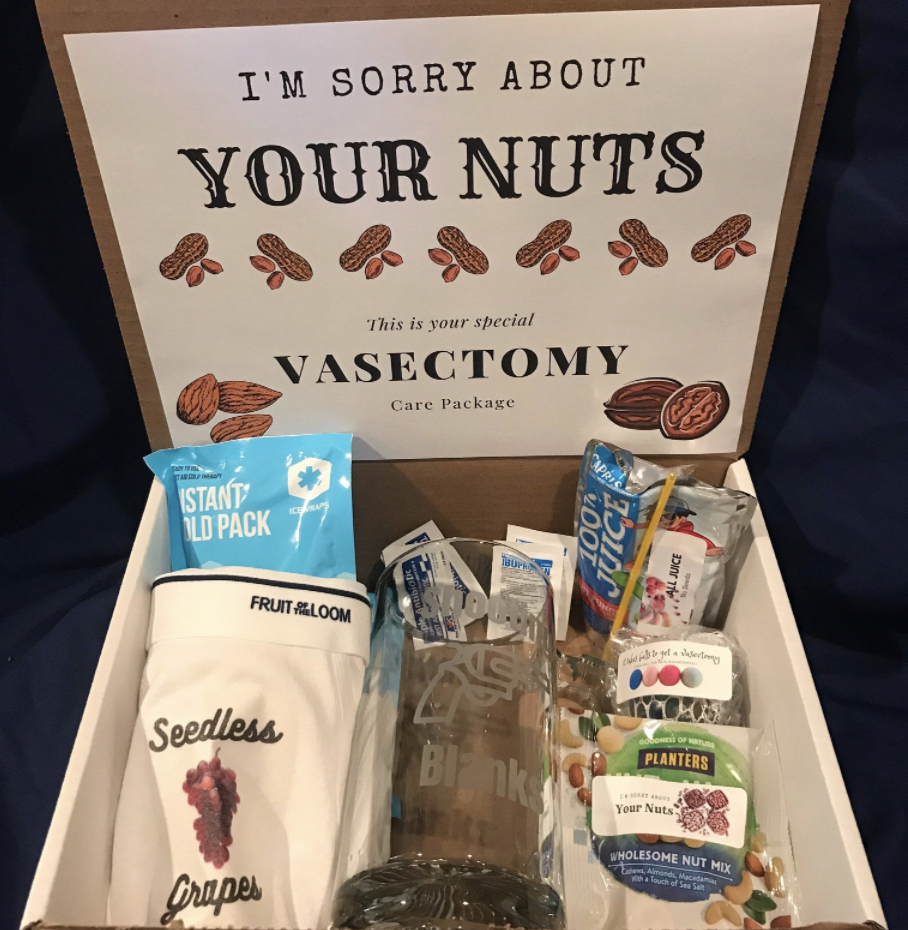 Vasectomy Care Package Guide  A Sweet Life with Style
