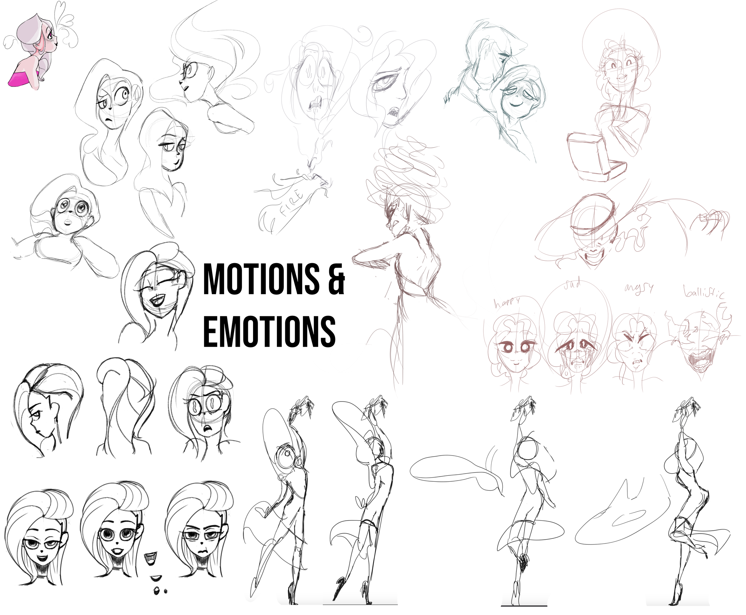 Witchr. Expression and Movement Sheet - AURA