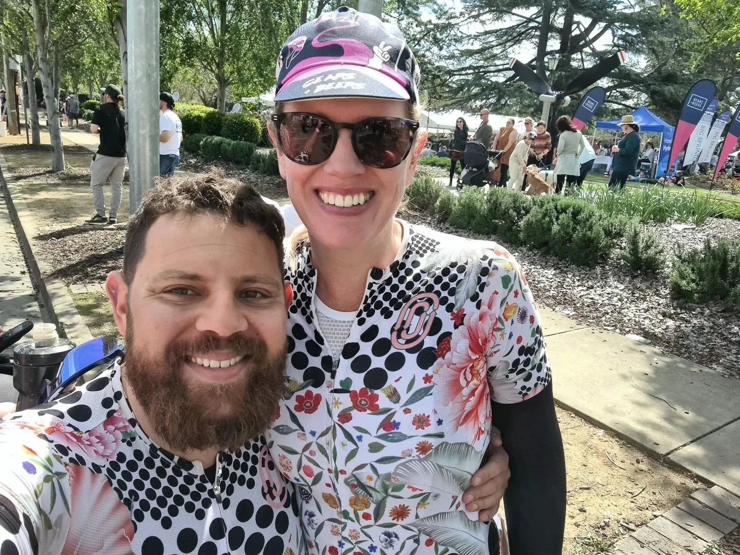 We made it and only almost died!! Amazing day out at Wagga Wagga at @wagga_gearsandbeers, big thanks to the Wagga rotary club and all the volunteers for an amazing event!

#couplegoals #beersandgears #cyclelife #lifeontwowheels