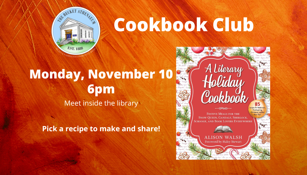 Cookbook Club - “A Literary Holiday Cookbook”