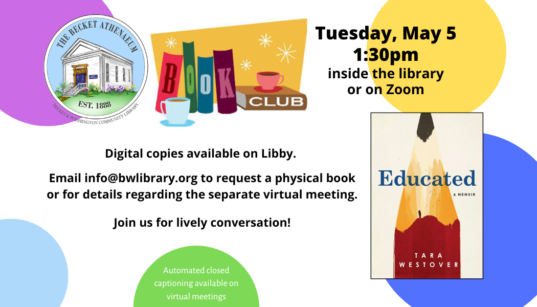 Book Club - “Educated”