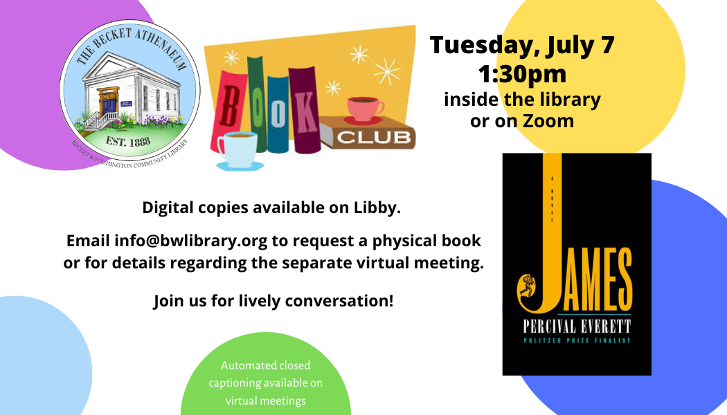 Book Club - “James”