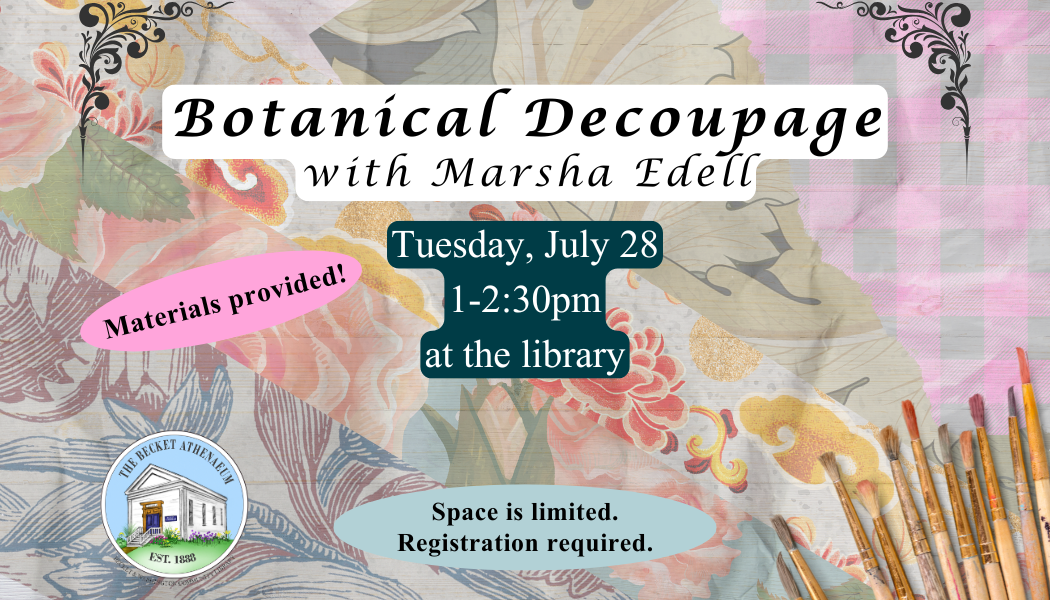 Botanical Decoupage with Marsha Edell
