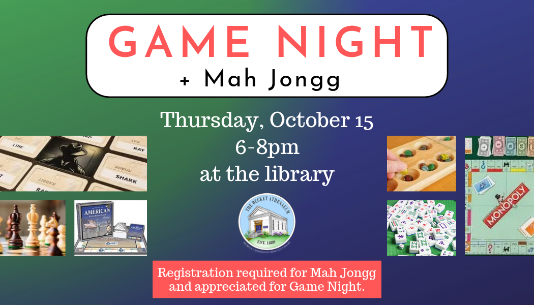 Game Night + Mah Jongg