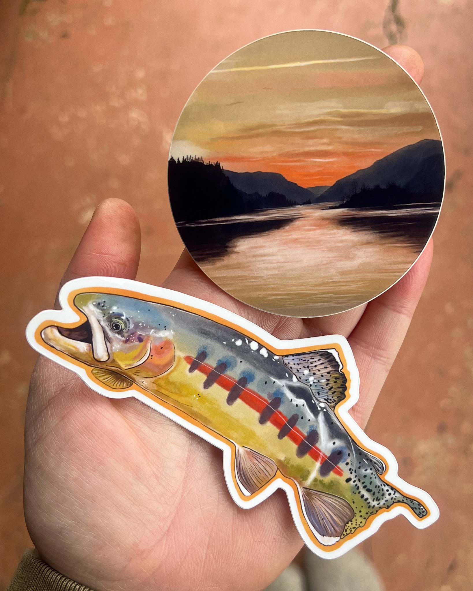 The Hook & Trout Stickers