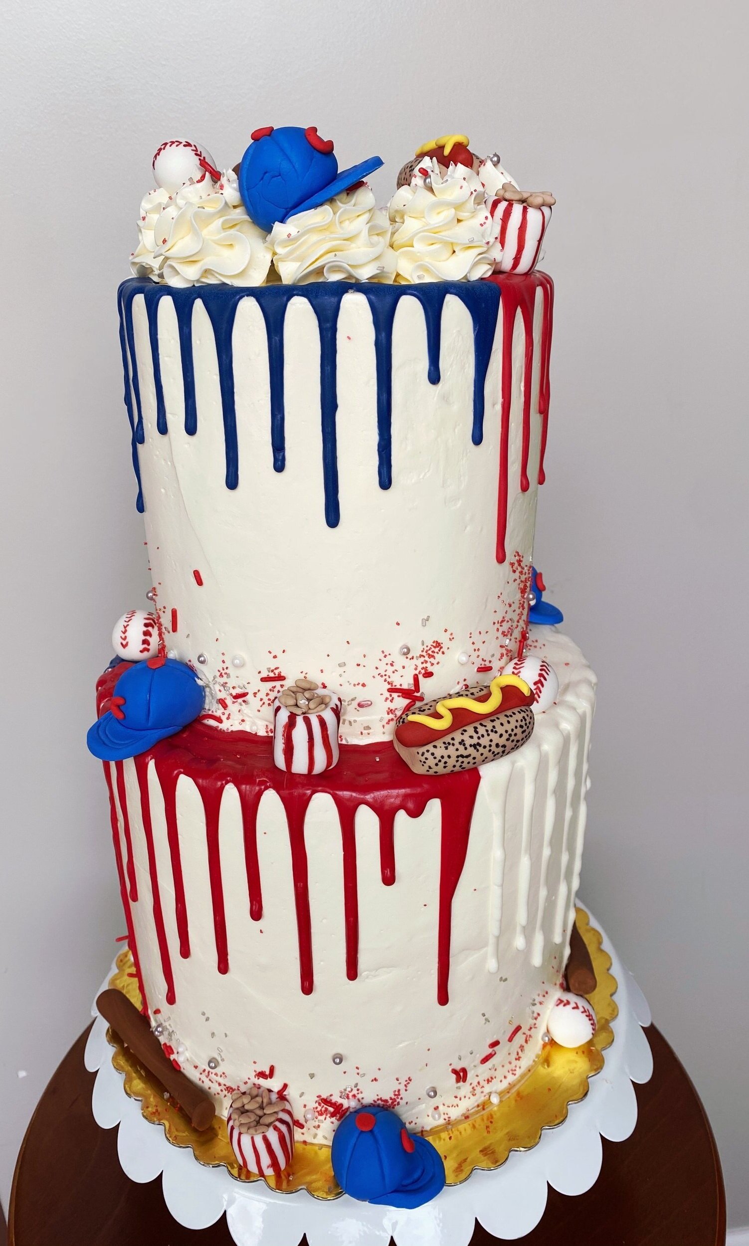 Cubs Tier Birthday Cake 