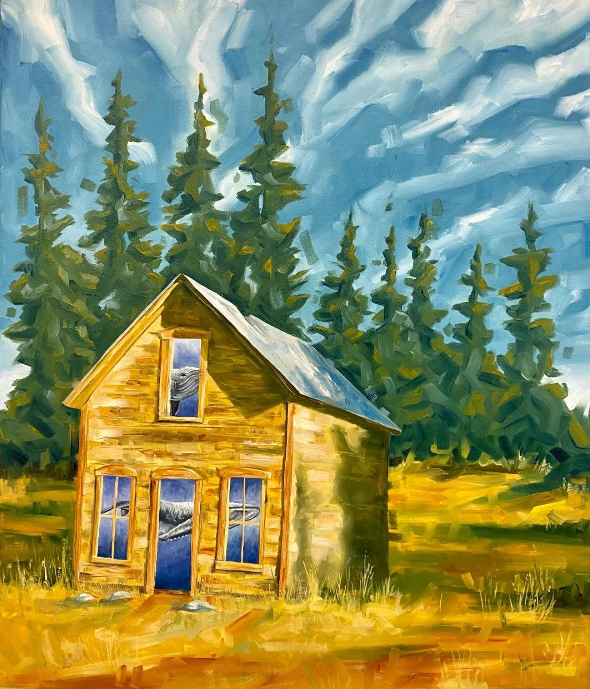 "The Whale House" 20"x24" Oil