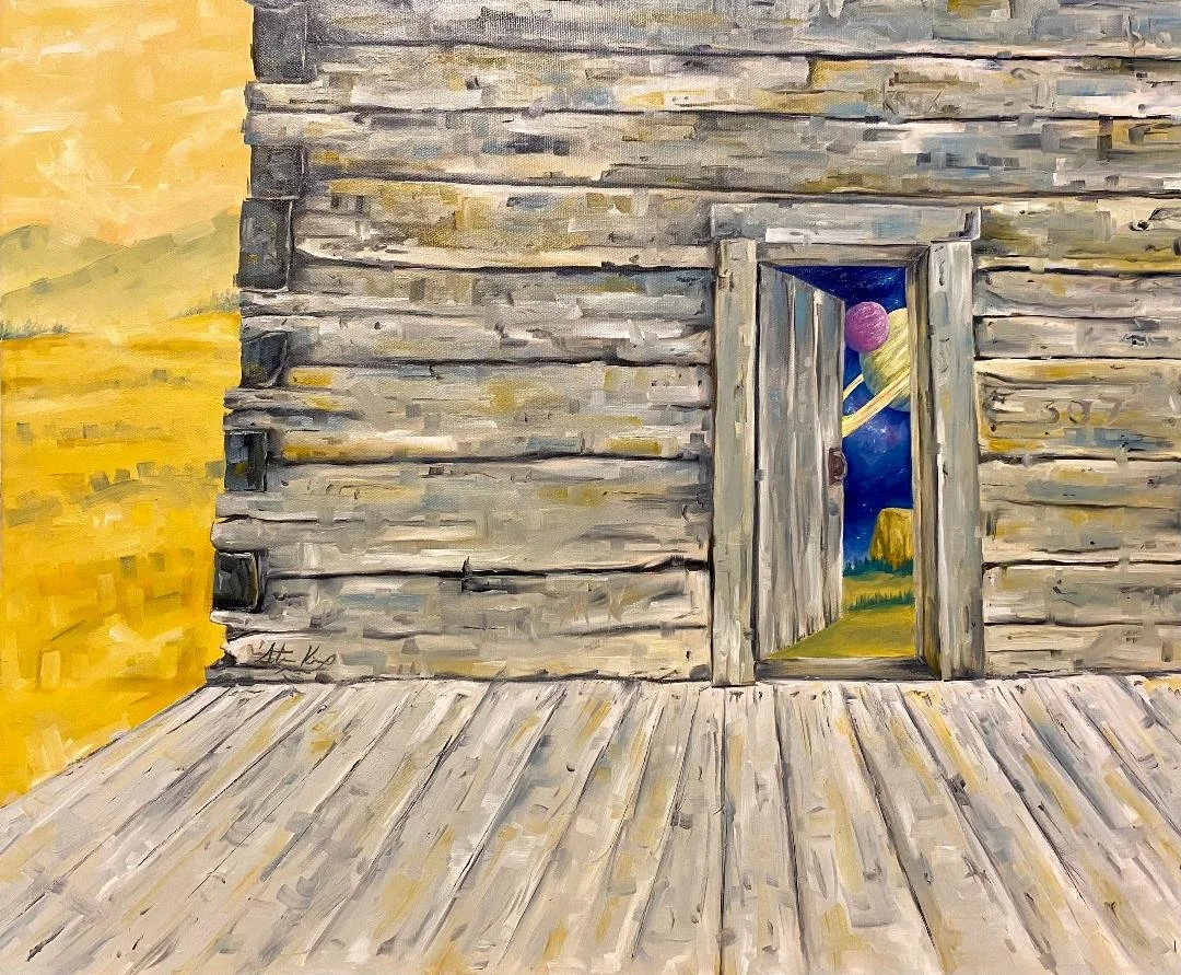 "Devils Sky"  20"x24" Oil