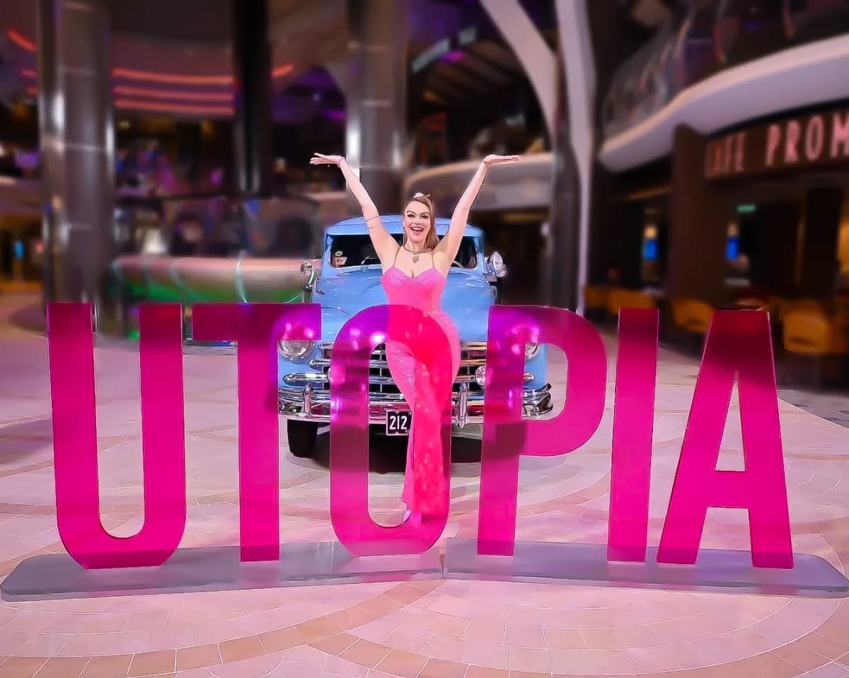 🩷🎉🎤And just like that, my first contract with Royal Caribbean has come to a close. 

I&rsquo;m absolutely wiped, but so very grateful for and fulfilled by my time aboard Utopia of the Seas. 

I'll be sharing some amazing highlights and shoutouts o