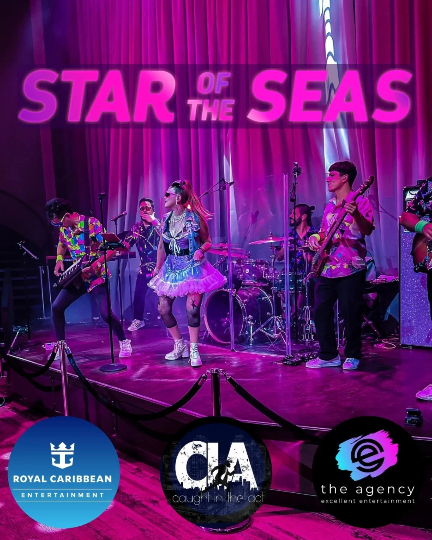 🌟🤘🏼🎤⚓ We're two weeks away from the big jump! 

I'm thrilled to be transferring to @staroftheseasofficialrc for the launch this August with @c.i.a.liveband 

We'll be featuring all our favorite shows, plus *6* new shows we'll be premiering! 

As 