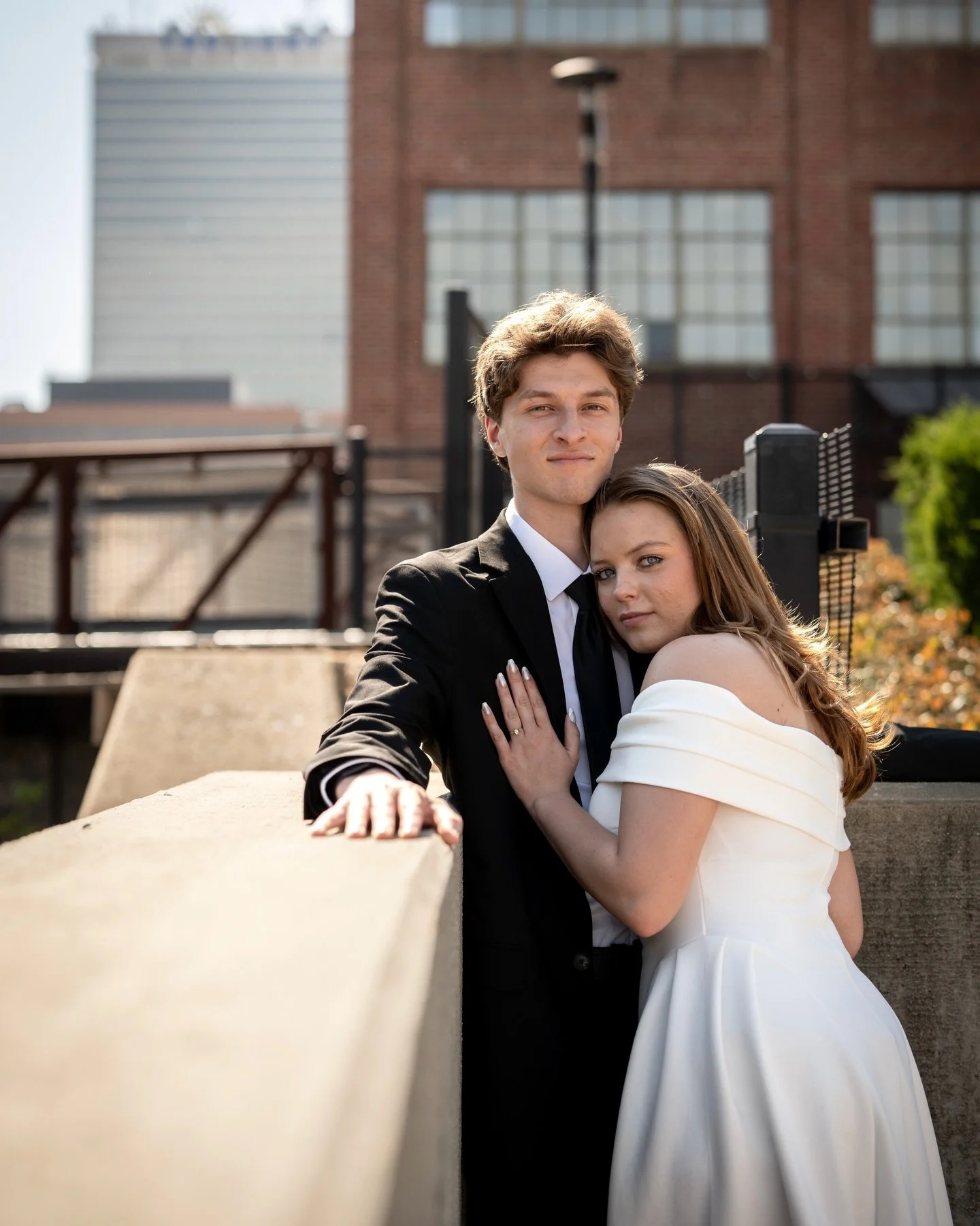 Faith &amp; Cai | Downtown Winston-Salem

They wanted something elevated. Clean, intentional, timeless.
The textures, the architecture, the light&hellip; it all came together, but nothing stands out more than the way they naturally fall into each oth