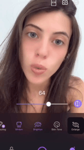 Auto-enlarge eyes