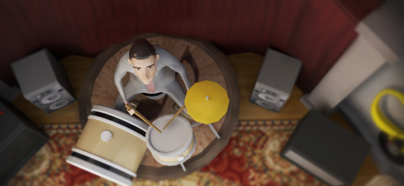 The jazz drummer