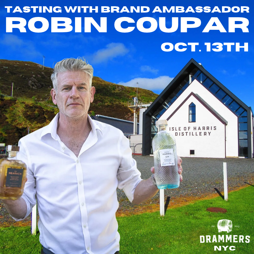 13 Oct 2026 Isle of Harris Brand Ambassador Robin Coupar Drammers Whisky and Spirits Club Single Malt Scotch Whiskey DRINQY Droplet Auctions Testify.png (Copy) (Copy)