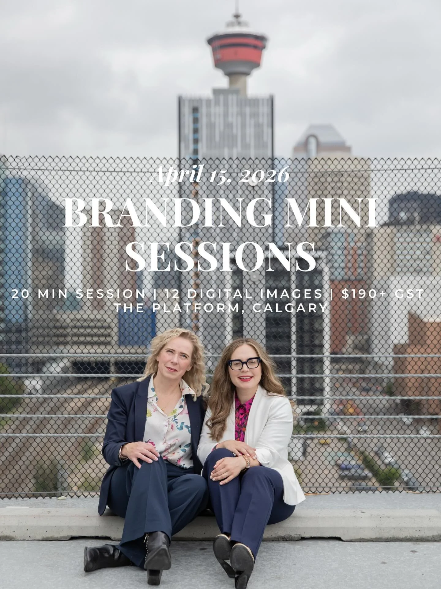 Branding Mini sessions are happenings!!!

You asked, we answered. These are a week day, during business hours mini session day at the Platform Calgary, designed to elevate you and your brand. Whether it&rsquo;s new headshots, team photos or even a fe
