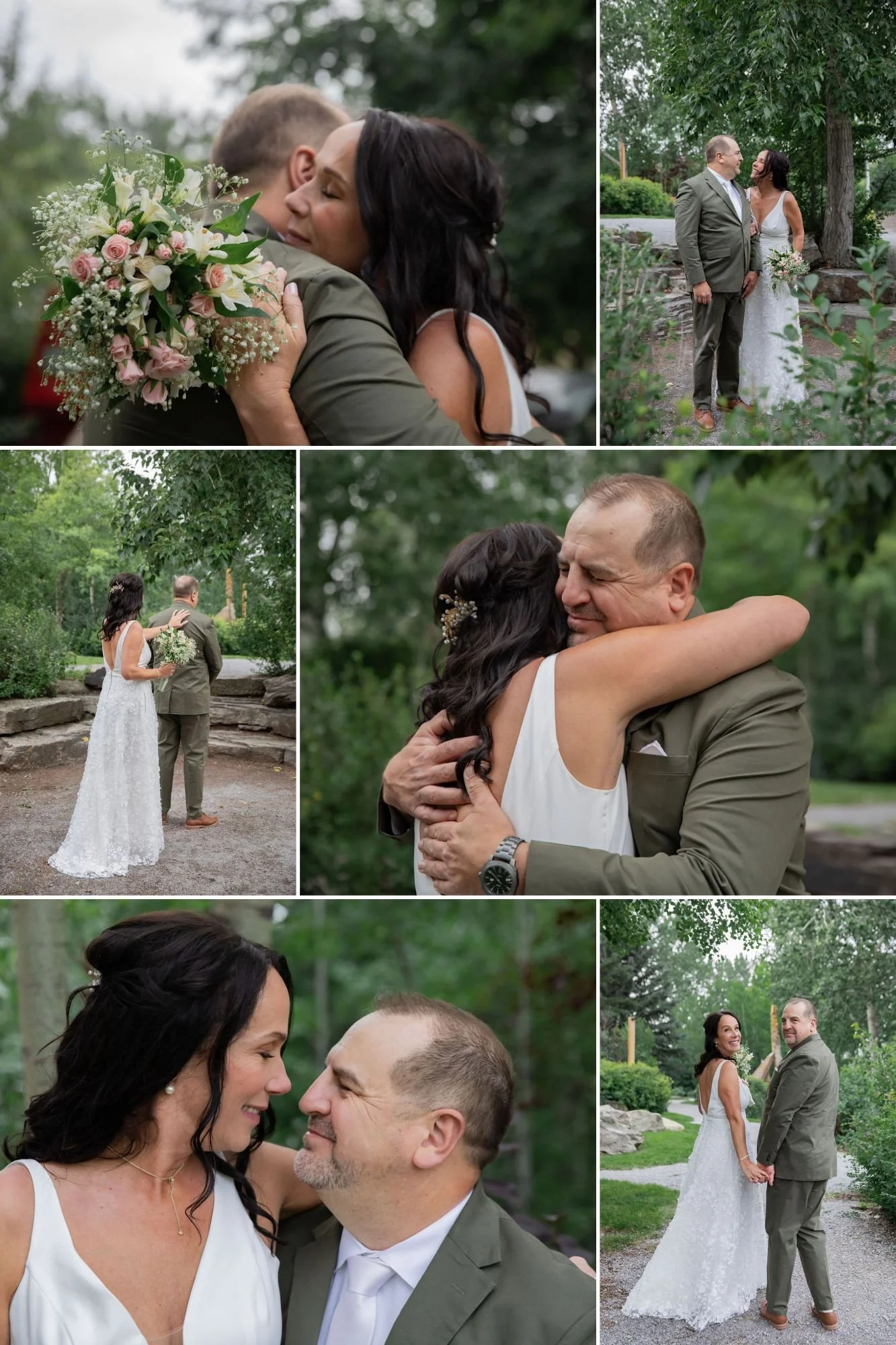 wedding bridal couple photos at Bow Valley Ranch in Calgary,Alberta