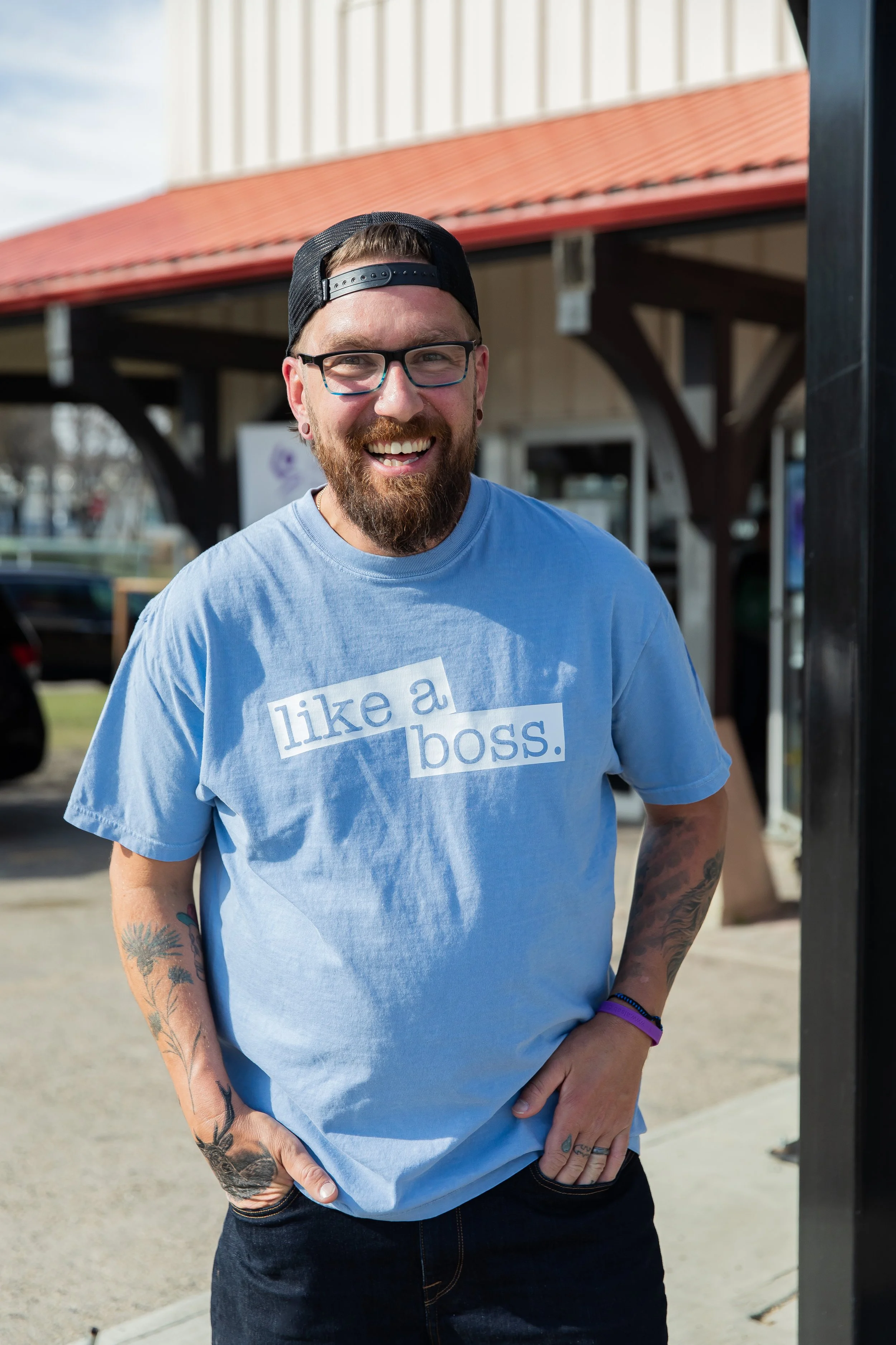 Dan pubben at village brewery for an ale Alberta fundraiser