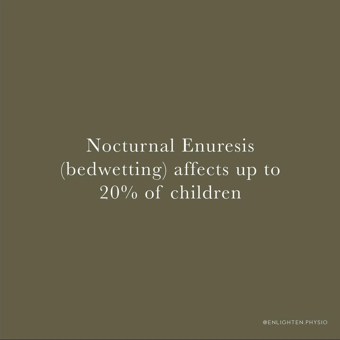 ✨Nocturnal Enuresis (Bedwetting)✨

There are three main mechanisms which have been found to be central as causes behind enuresis. These include:

&bull; Nocturnal polyuria - normally, the hormone vasopressin should ensure that urine production is low during the night. Many enuretic children lack the normal increase of vasopressin secretion during the night and consequently produce more urine than the bladder can hold.
&bull; Detrusor Overactivity - this means that their bladders tend to contract regardless of urine production or bladder filling; and
&bull;High Arousal Threshold - almost all parents of enuretic children report that their child is difficult to wake from sleep at night.

In some kids, all three mechanisms may be present. Most kids will become dry without treatment by the age of 7-8 years. 

If bedwetting or incontinence is bothering your child, did you know physio can help? If you have any queries please don&rsquo;t hesitate to send me a DM or email to sophie@enlightenphy