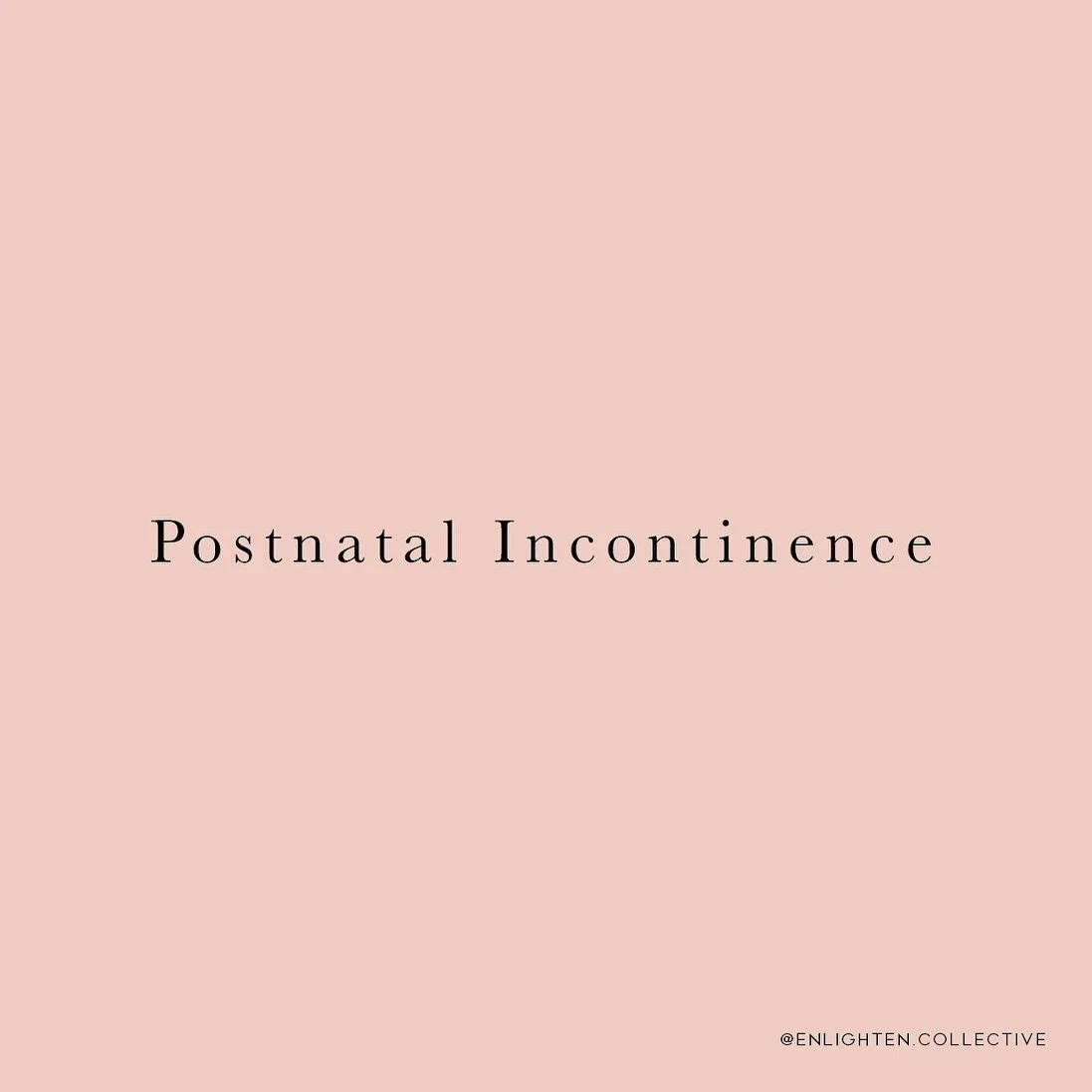 ✨Leaking After Baby? ✨

Postnatal incontinence is common &mdash; but it&rsquo;s not your forever.

1 in 3 women experience urinary incontinence after giving birth.

But just because it&rsquo;s common doesn&rsquo;t mean it&rsquo;s &ldquo;normal&rdquo;