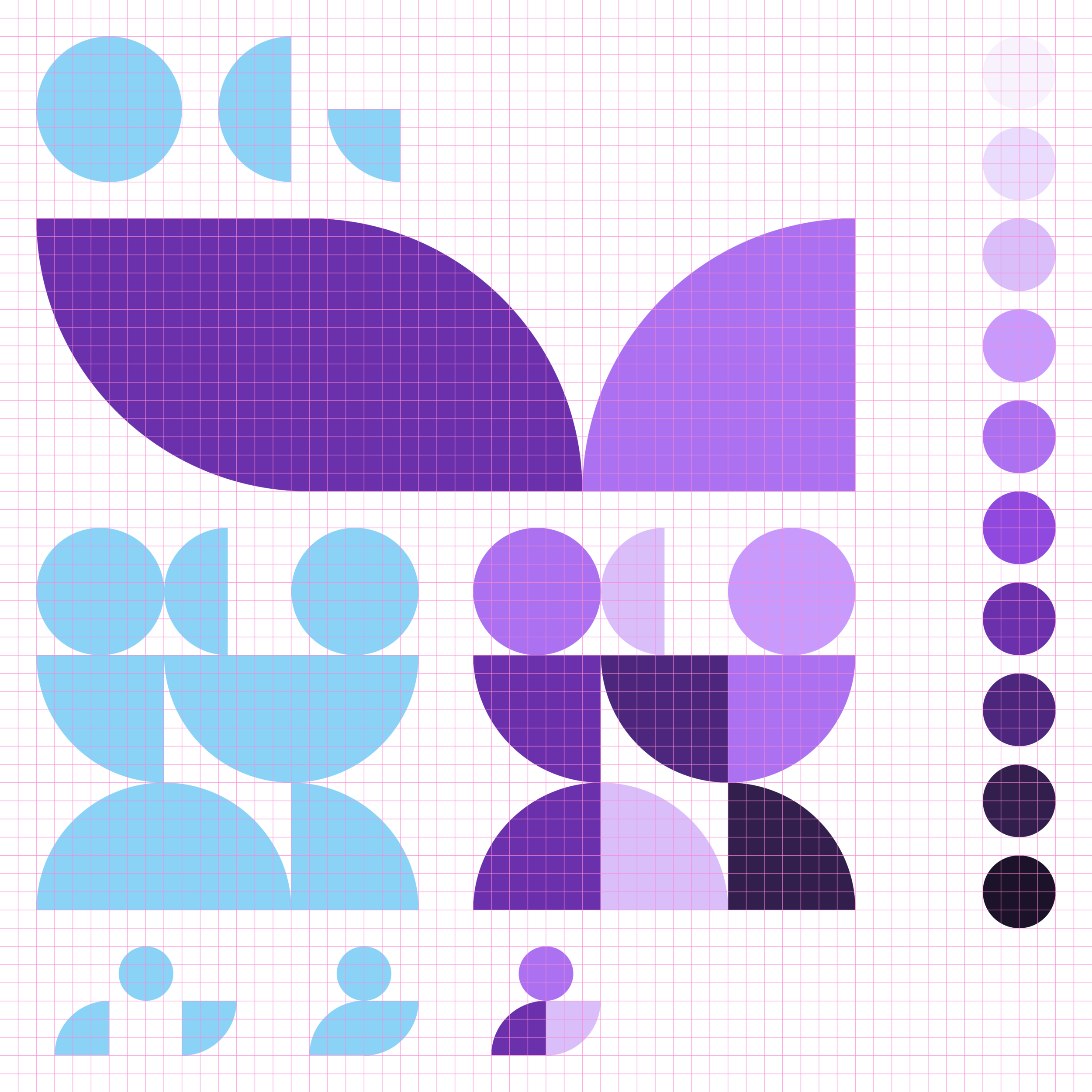 Our illustration system is flexible enough to allow designers to create different variations while maintaining a consistent and unifying aesthetic.