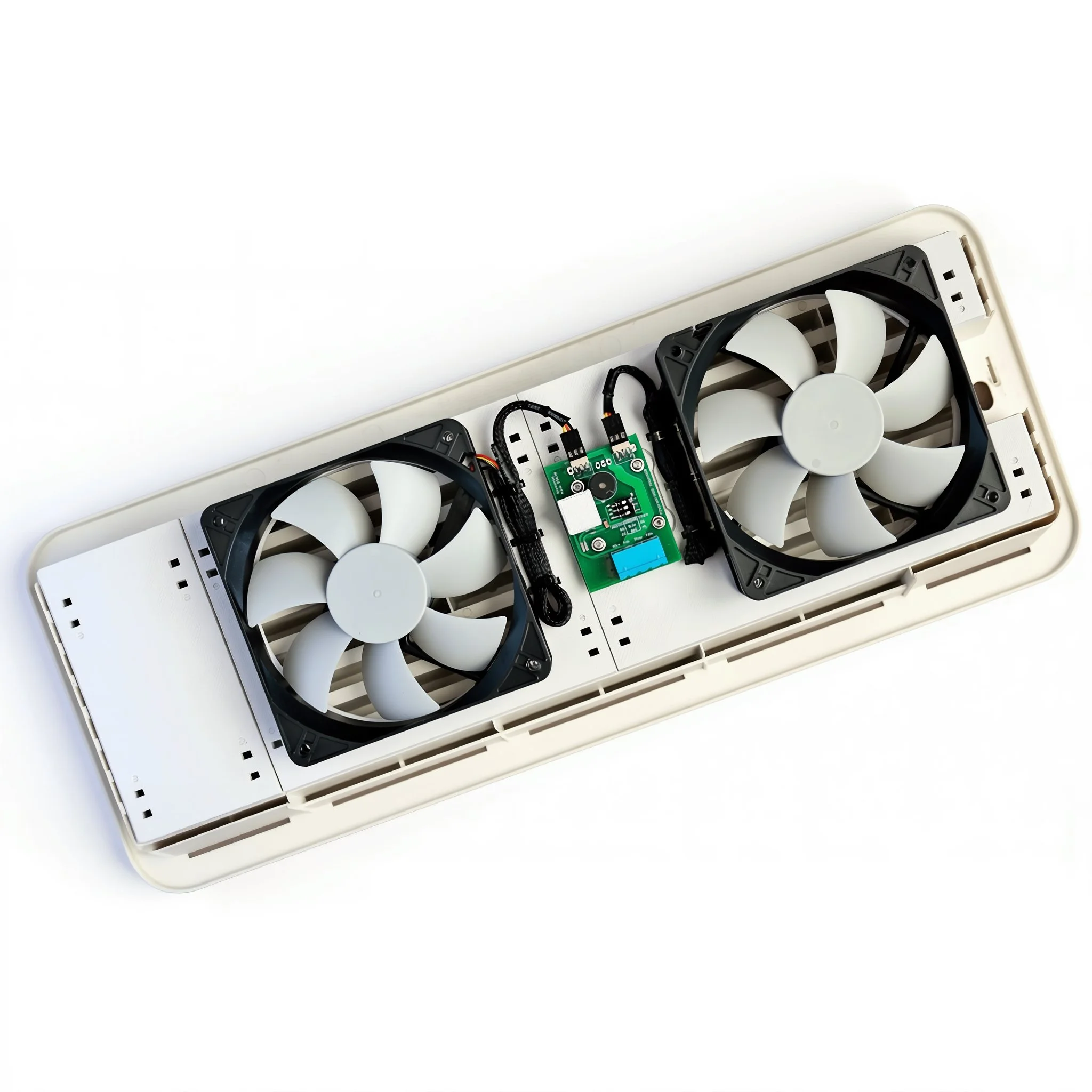 Klevacool Early Dometic Fridge Fans With Exhaust Filler Top View.jpg