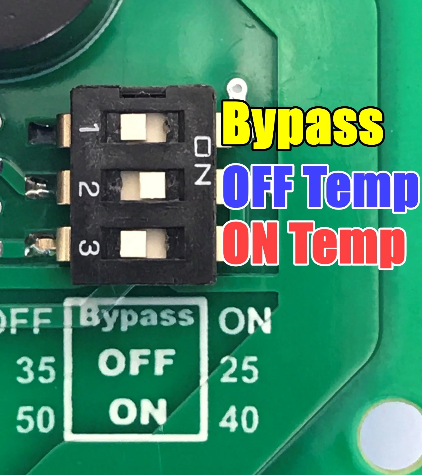 3DprintRV Klevacool Caravan Fridge Fan Controller Switch Settings