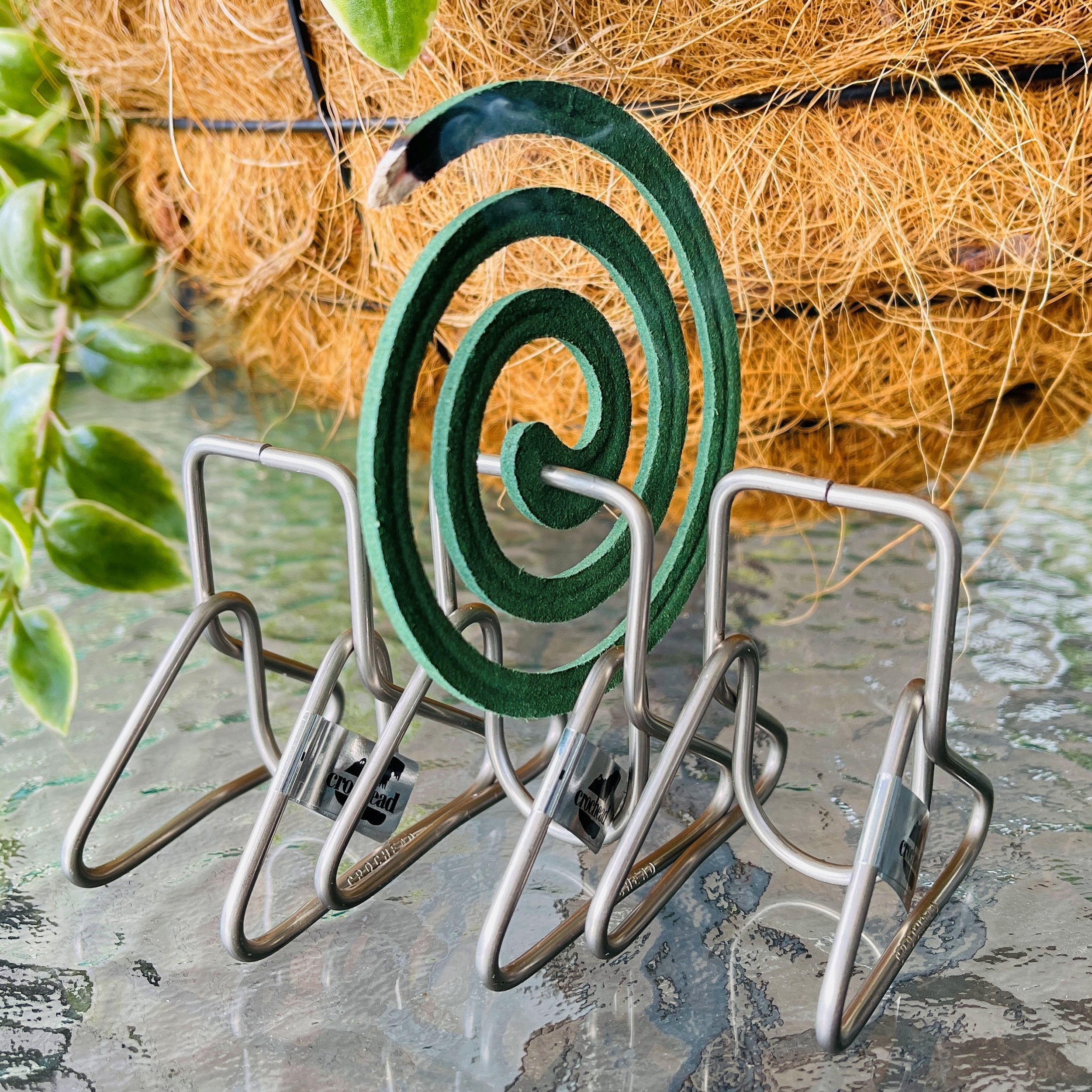 Crochead Mozzie Coil Holder With Coil