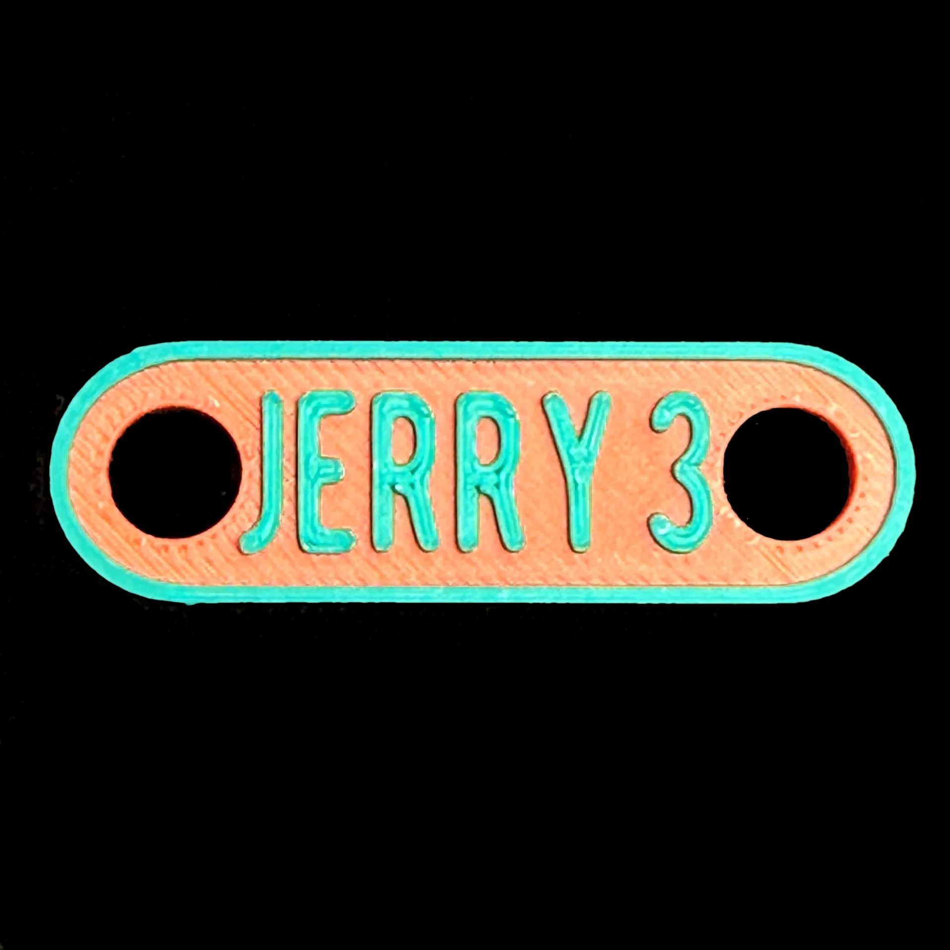 3DprintRV Small Caravan Key Tag - Jerry 3