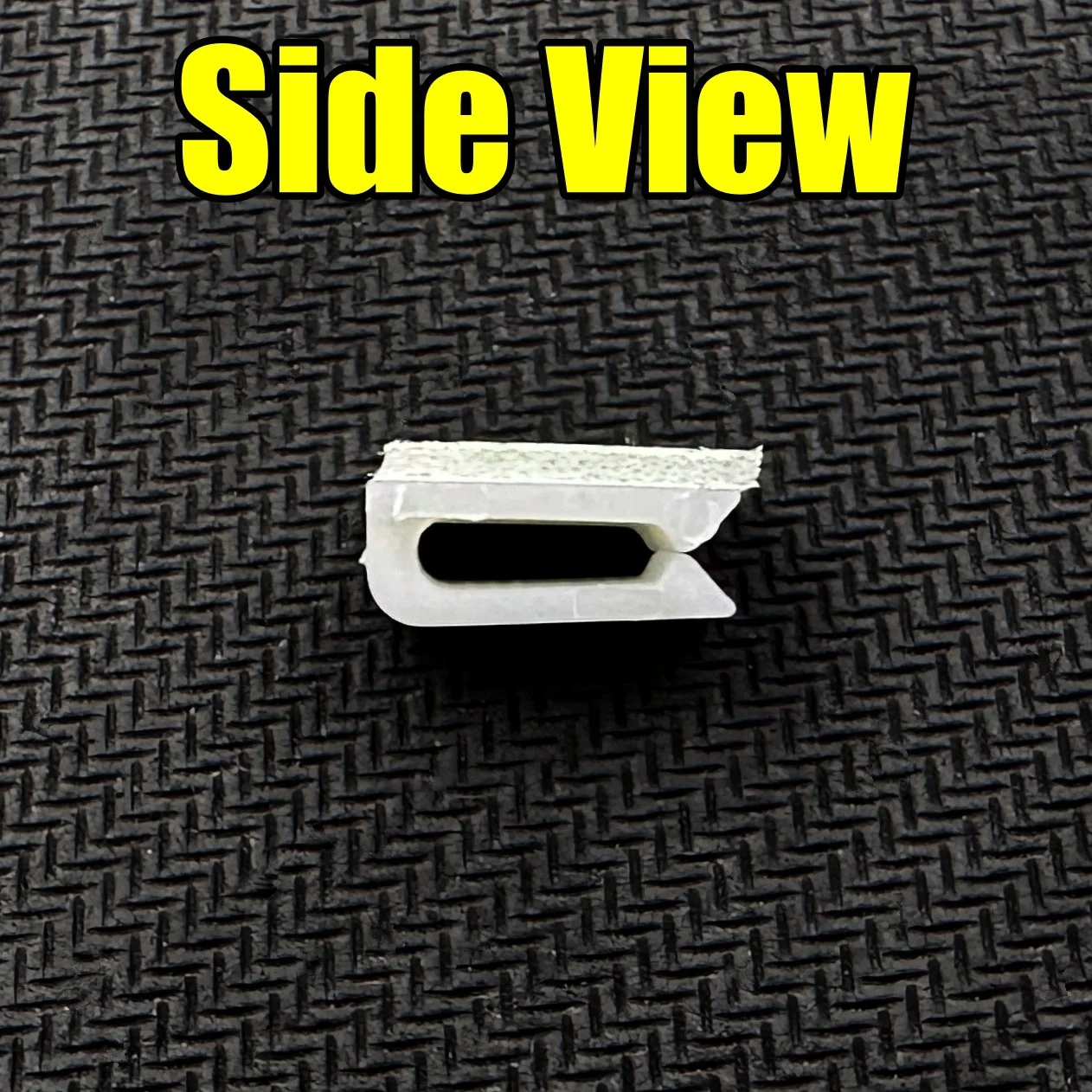 Side View Of 3DprintRV Nylon Self Adhesive Cable Clip