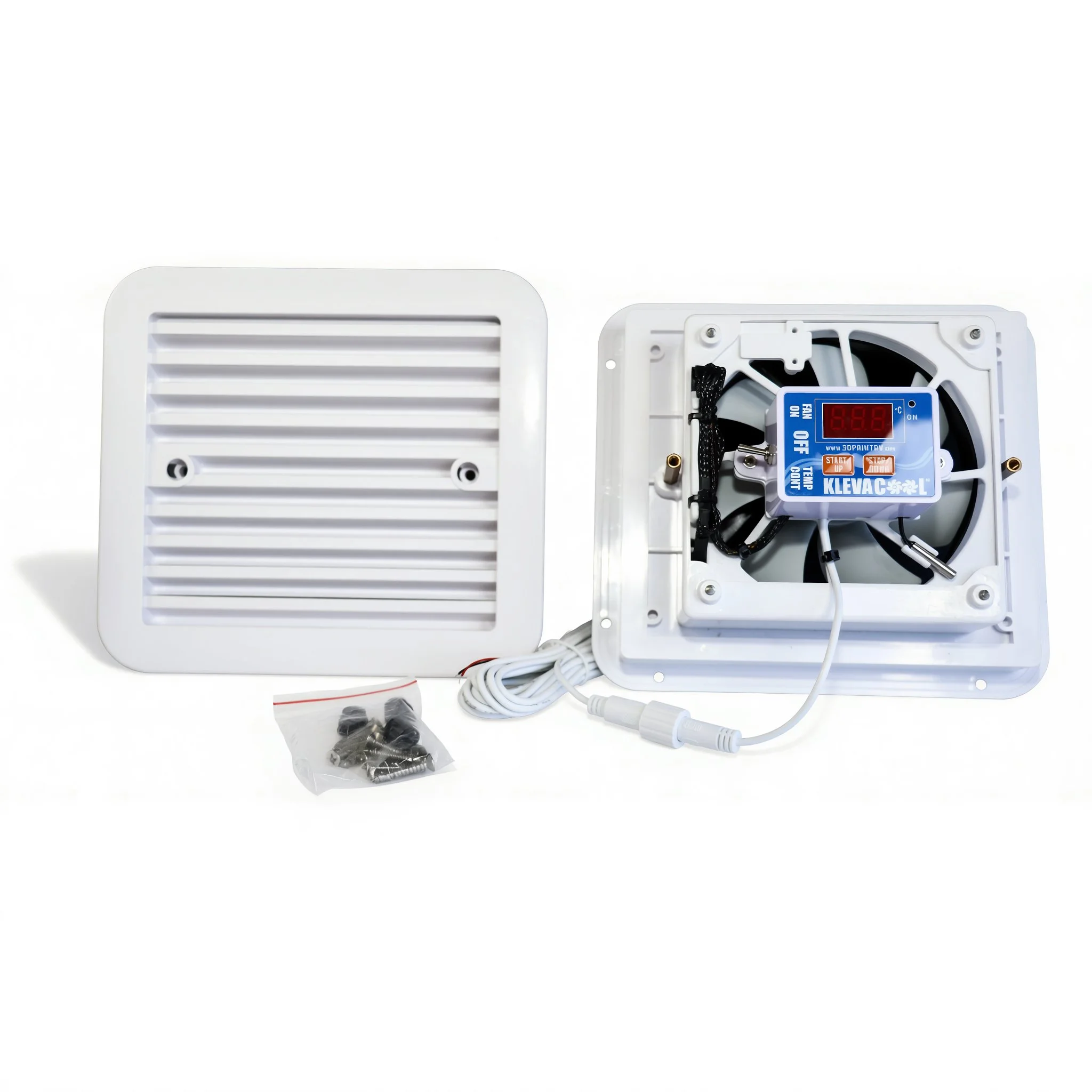 Klevacool Single Vent Fan with Digital Controller Rear View.jpg