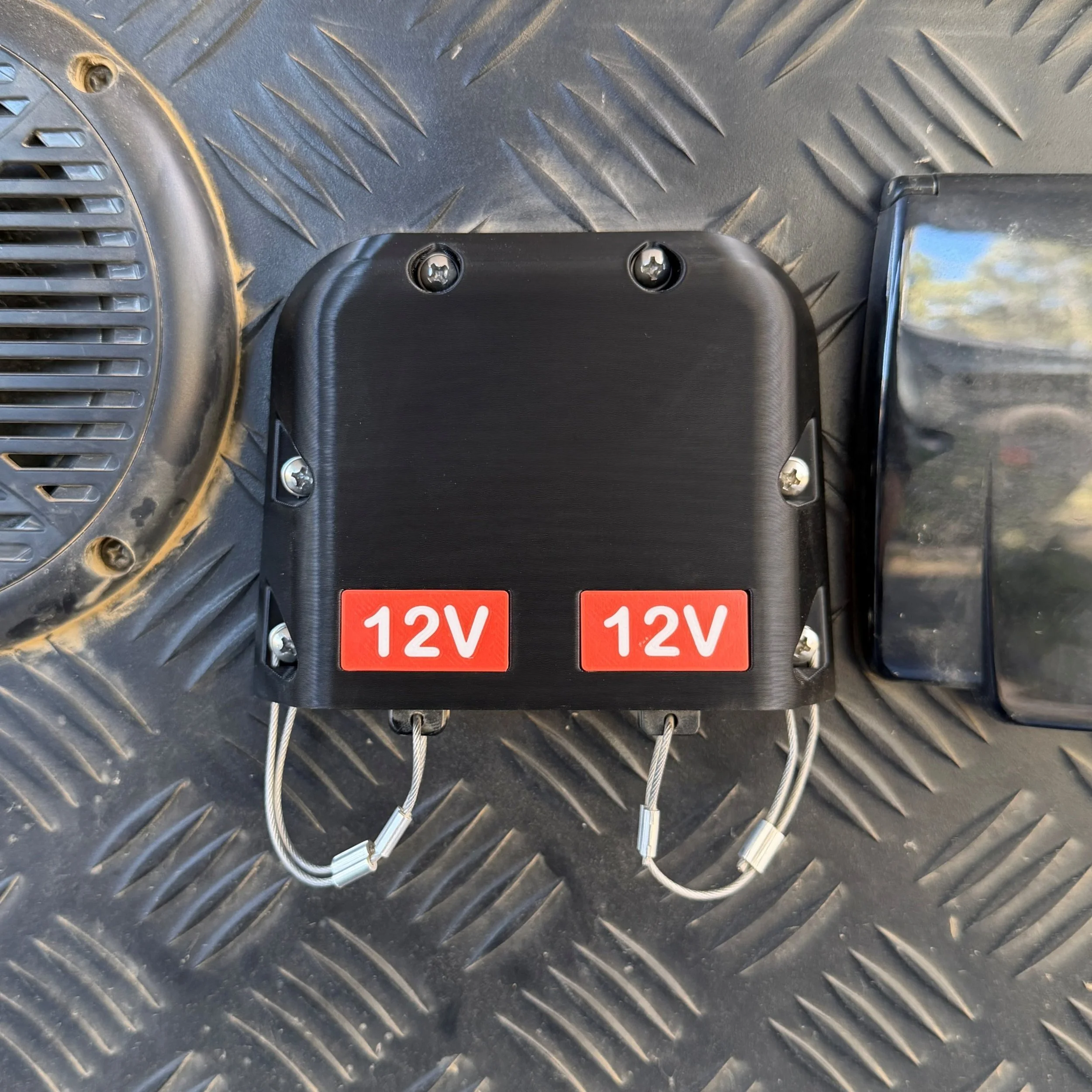 klevaport-50-dual-50-amp-plug-surface-mount-installed-front-view.jpg