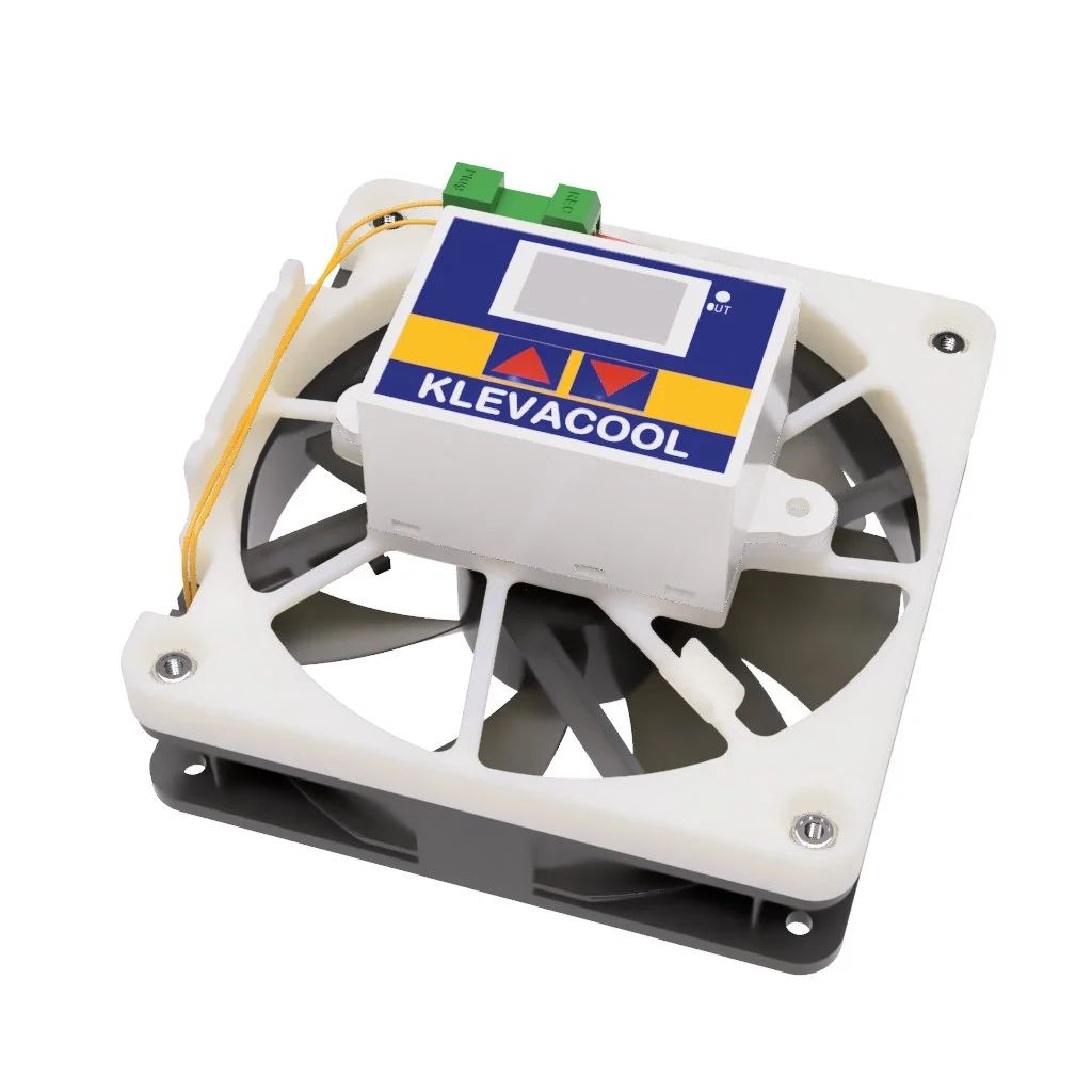 Klevacool Fan Mount Temperature Controller With Embedded Nyloc Nuts