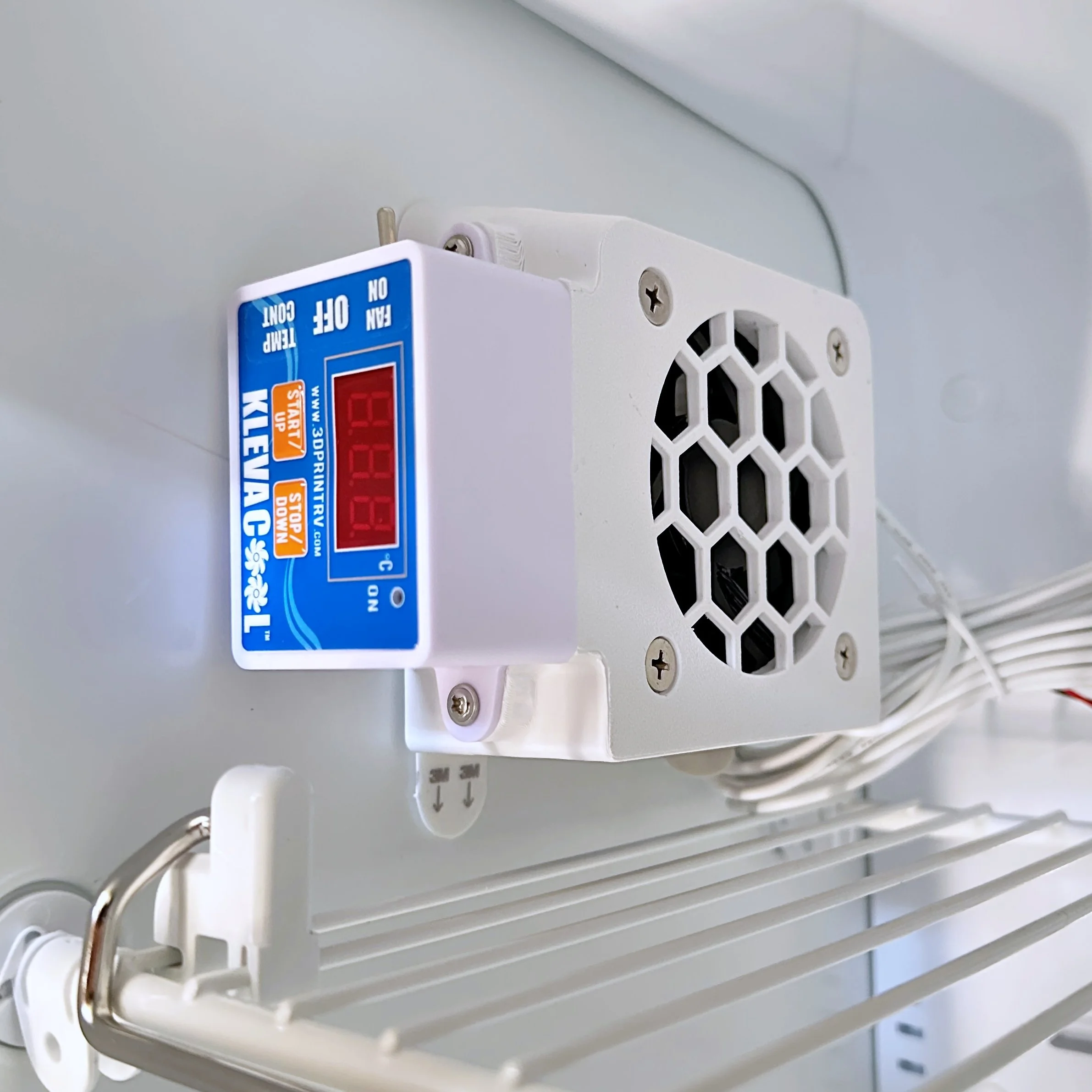 Klevcool Compressor Fridge LHS Single Internal Fan Installed