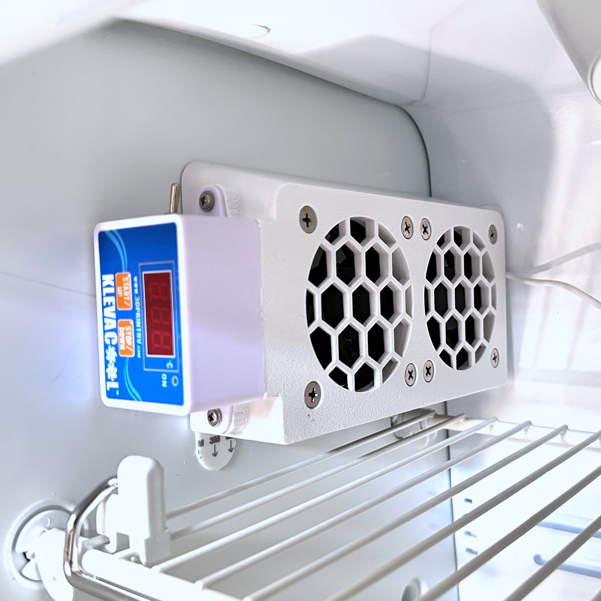 CROPPED LHS Twin Compressor In Fridge Close Up.JPG