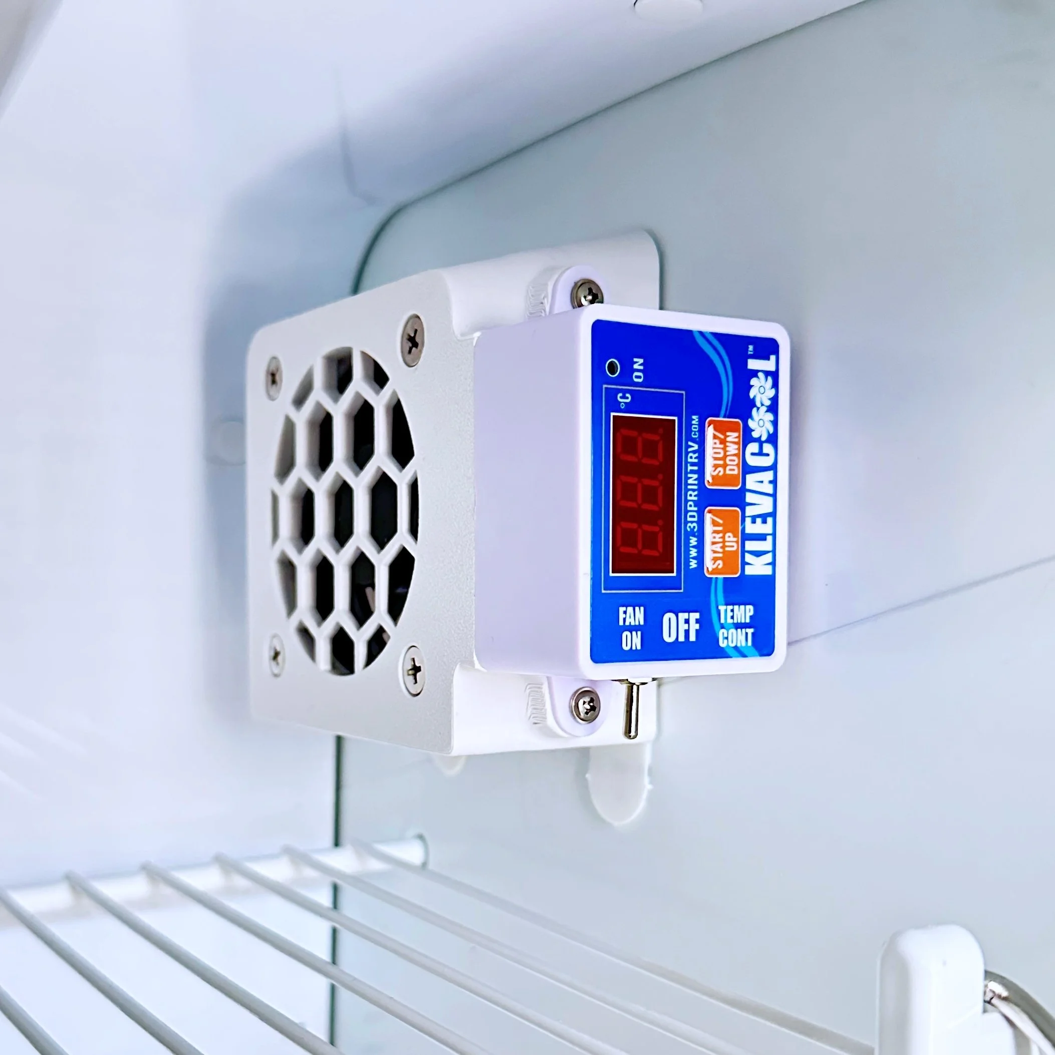 Klevcool Compressor Fridge RHS Single Internal Fan Installed