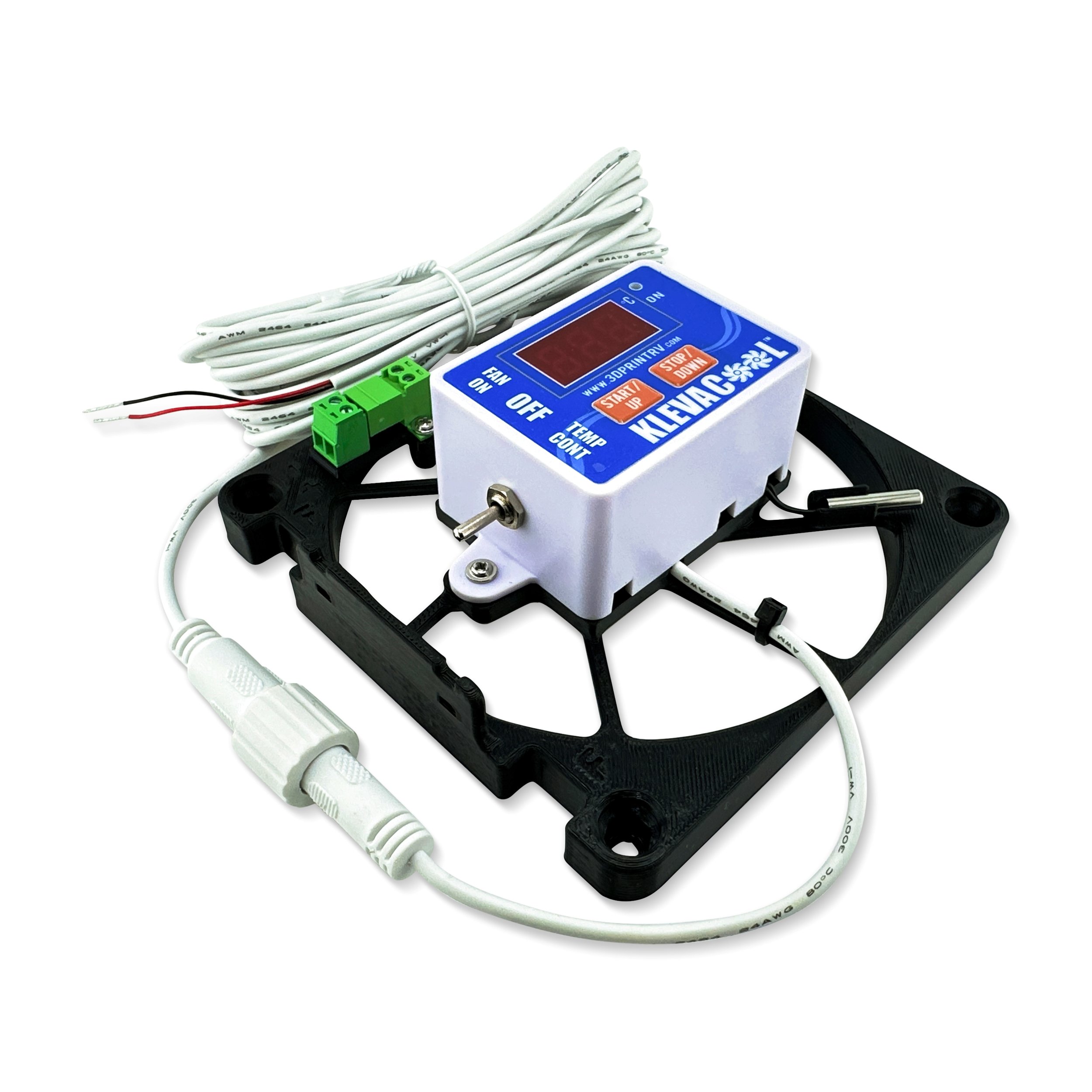 Klevacool Fan-Mount Temperature Controller 12V