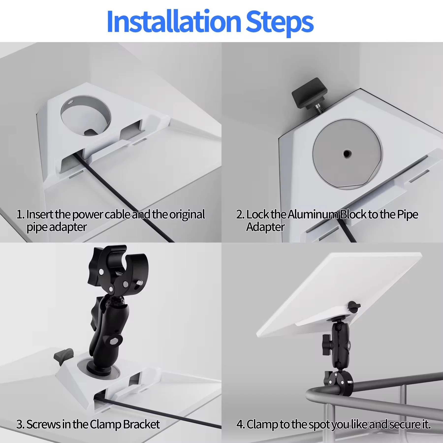 Starlink Mini Awning Clamp Mount Assembly Instructions