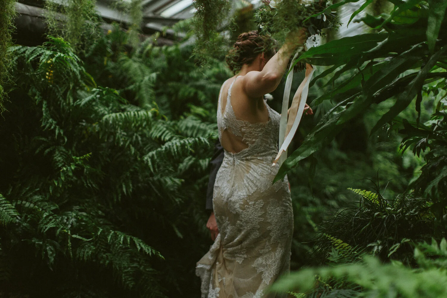Garfield Park Conservatory Chicago Greenhouse Wedding Photographer