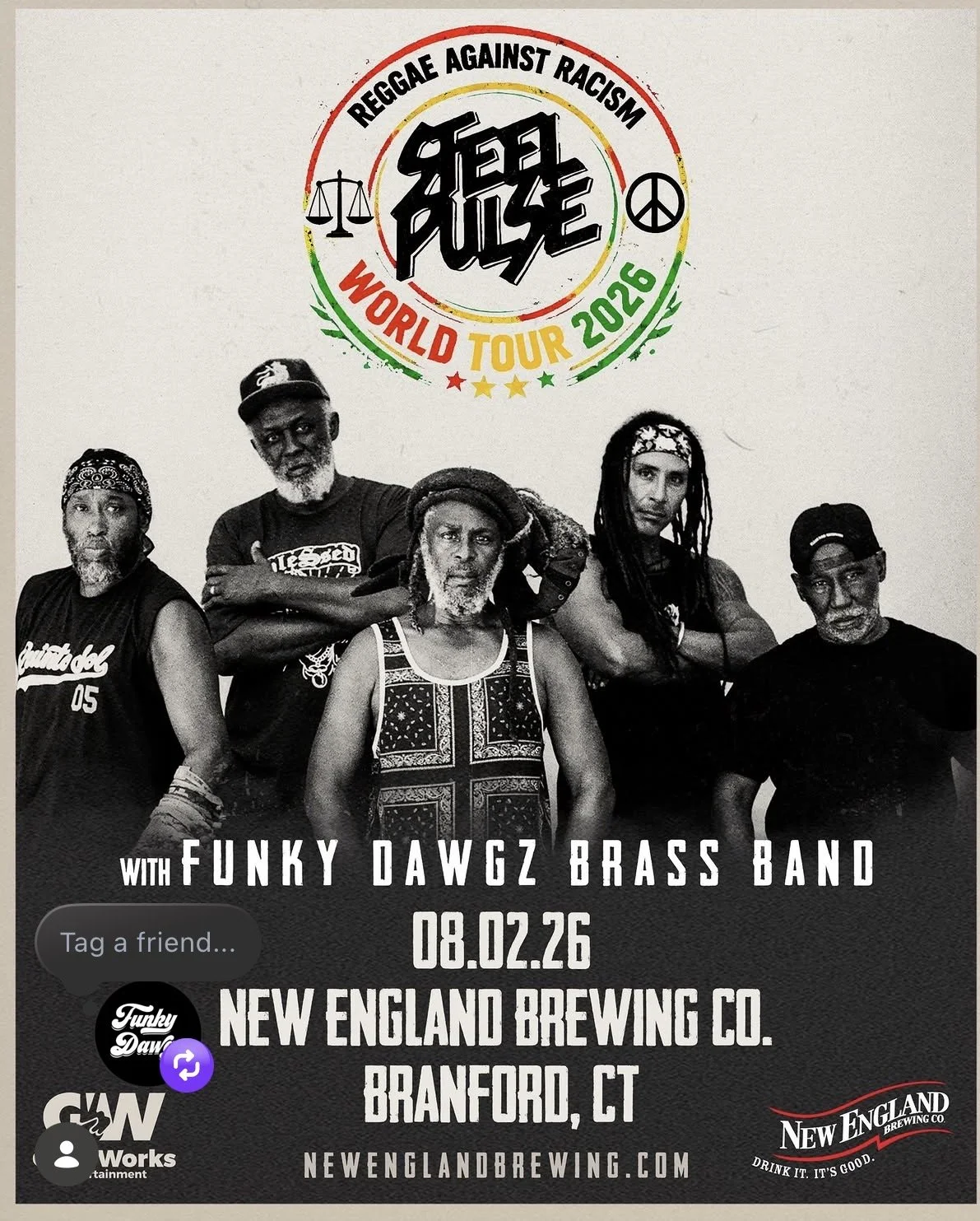 Funky Dawgz w/ Steel Pulse @ NEBCO Branford CT