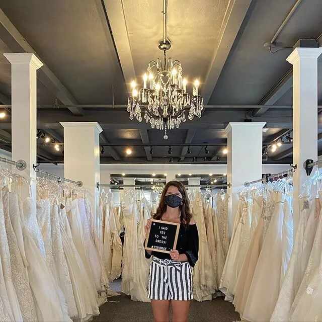Success!! We went wedding dress shopping yesterday @church_street_bridal in Lynchburg, Va! You might ask why did we travel 5 hours to buy a dress??!! Love the fact that ALL the money we pay for the dress goes to the YWCA of Central VA. So if you purc