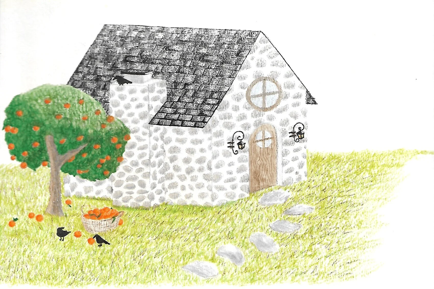 Wheatfield with Crows